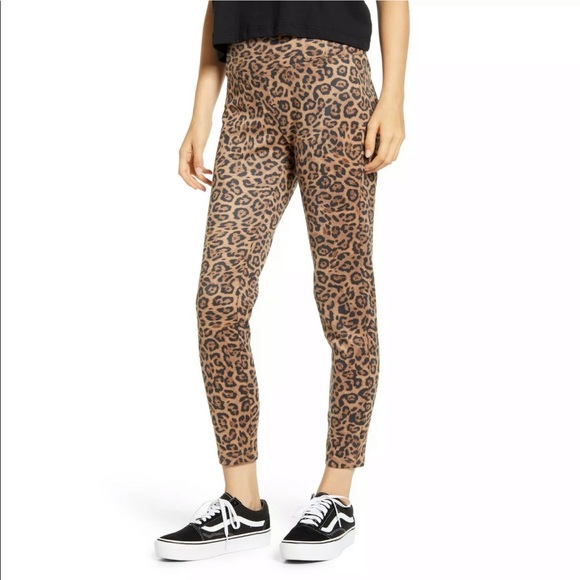 cheetah high waisted pants